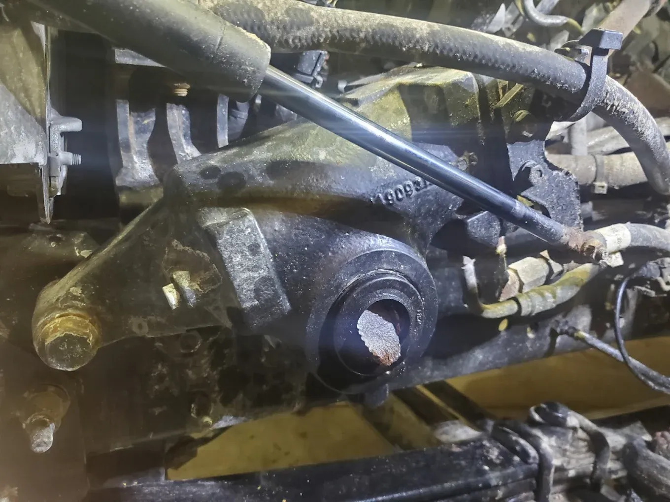 Undercarriage steering and suspension component inspection